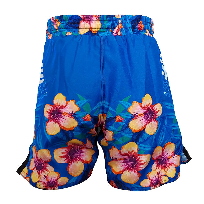 Short Deportivo Celeste con Flores AwkaSport