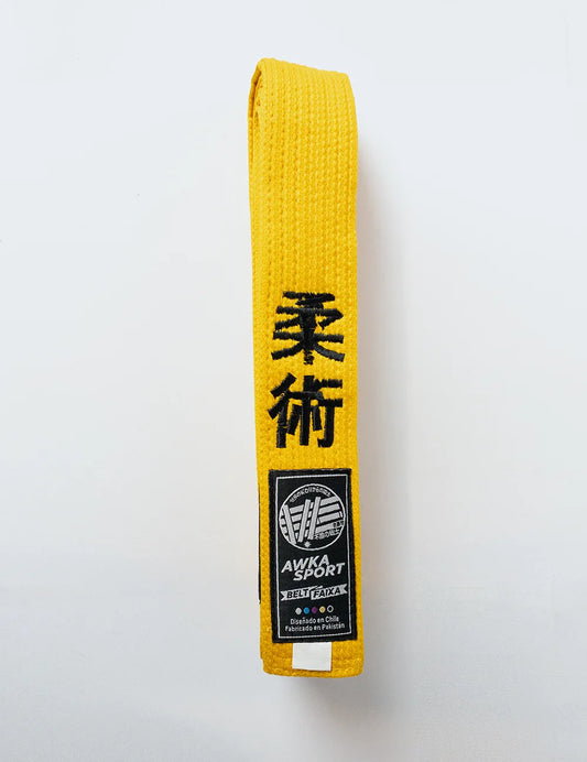 Cinturon Amarillo para BJJ Awka 2.0 Perlado
